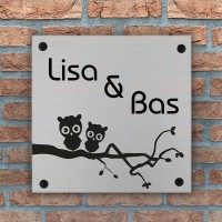Leuk naambordje waarop u uw eigen ontwerp kunt plaatsen - hoge kwaliteit