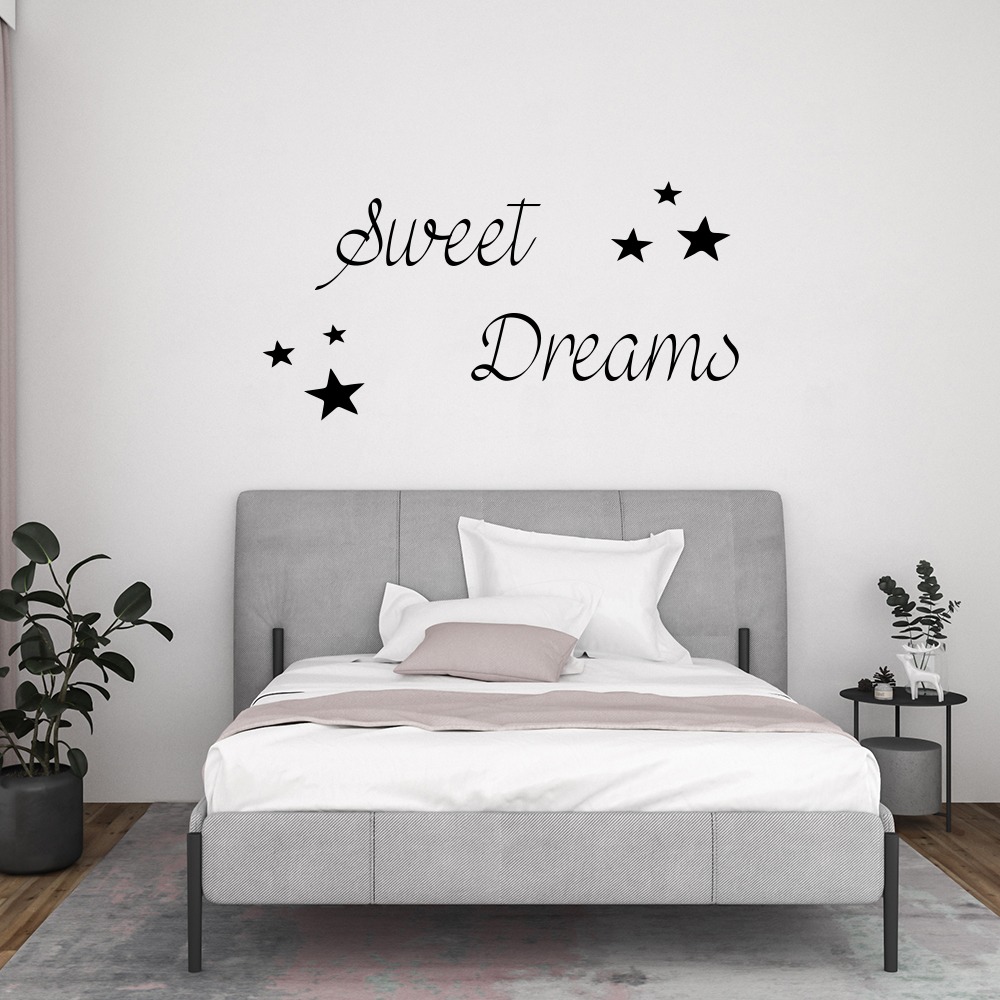 huilen Wortel Registratie Slaapkamer muursticker Sweet Dreams - Must-have voor in de slaapkamer