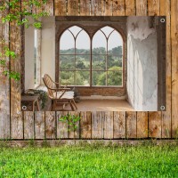 Tuinposter met eigen foto 120x90cm